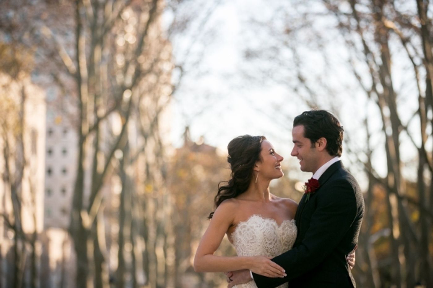 BWW Exclusive Photos: Laura Benanti and Patrick Brown Tie the Knot in Beautiful New York Ceremony Image