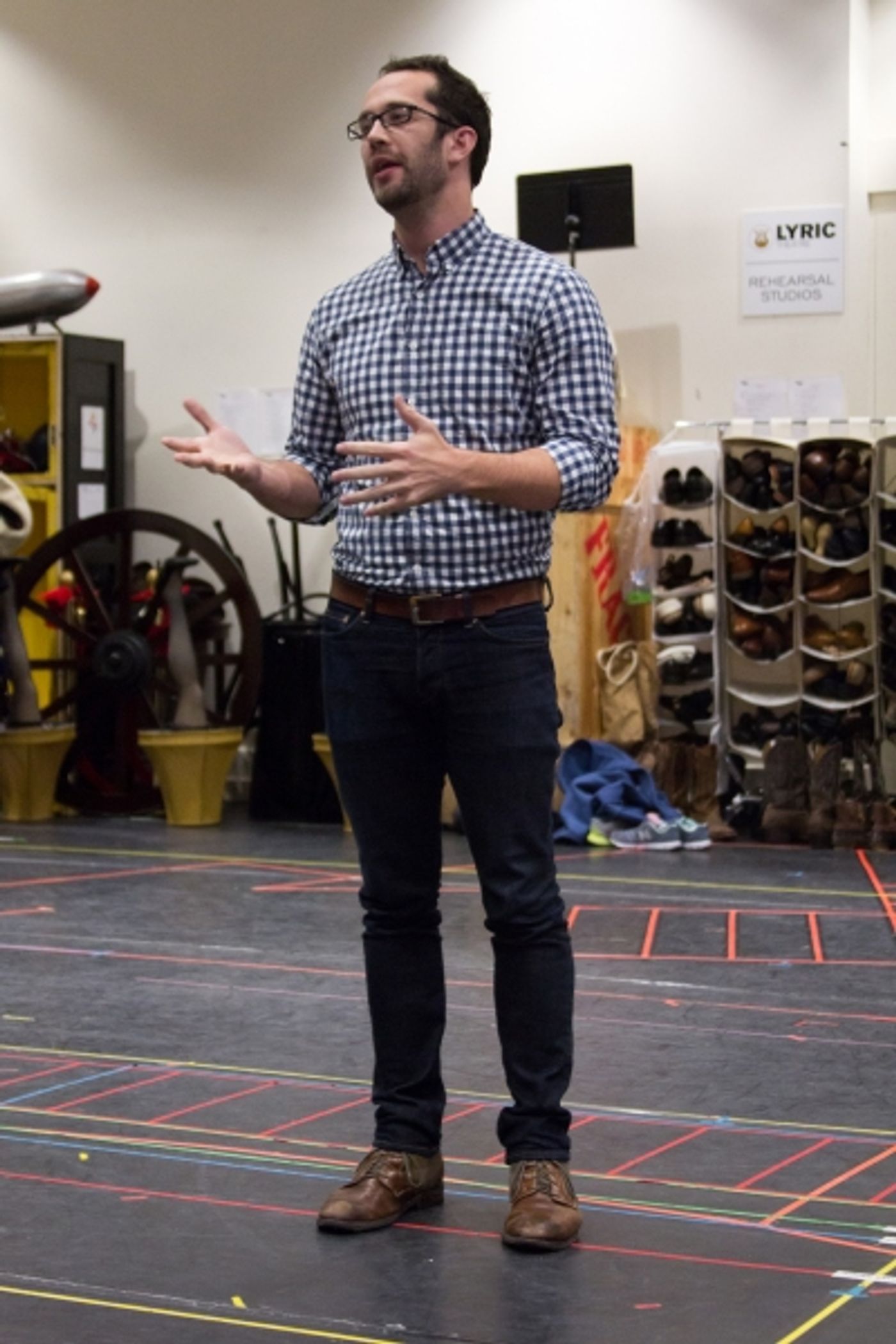 Photo Coverage: Christmas Comes Early in Jersey! In Rehearsal for Paper Mill's A CHIRSTMAS STORY Image