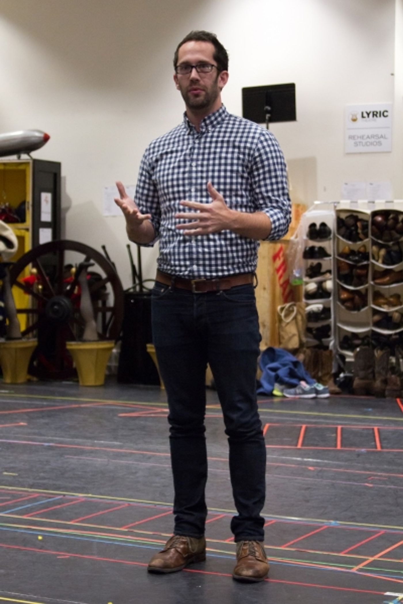 Photo Coverage: Christmas Comes Early in Jersey! In Rehearsal for Paper Mill's A CHIRSTMAS STORY Image