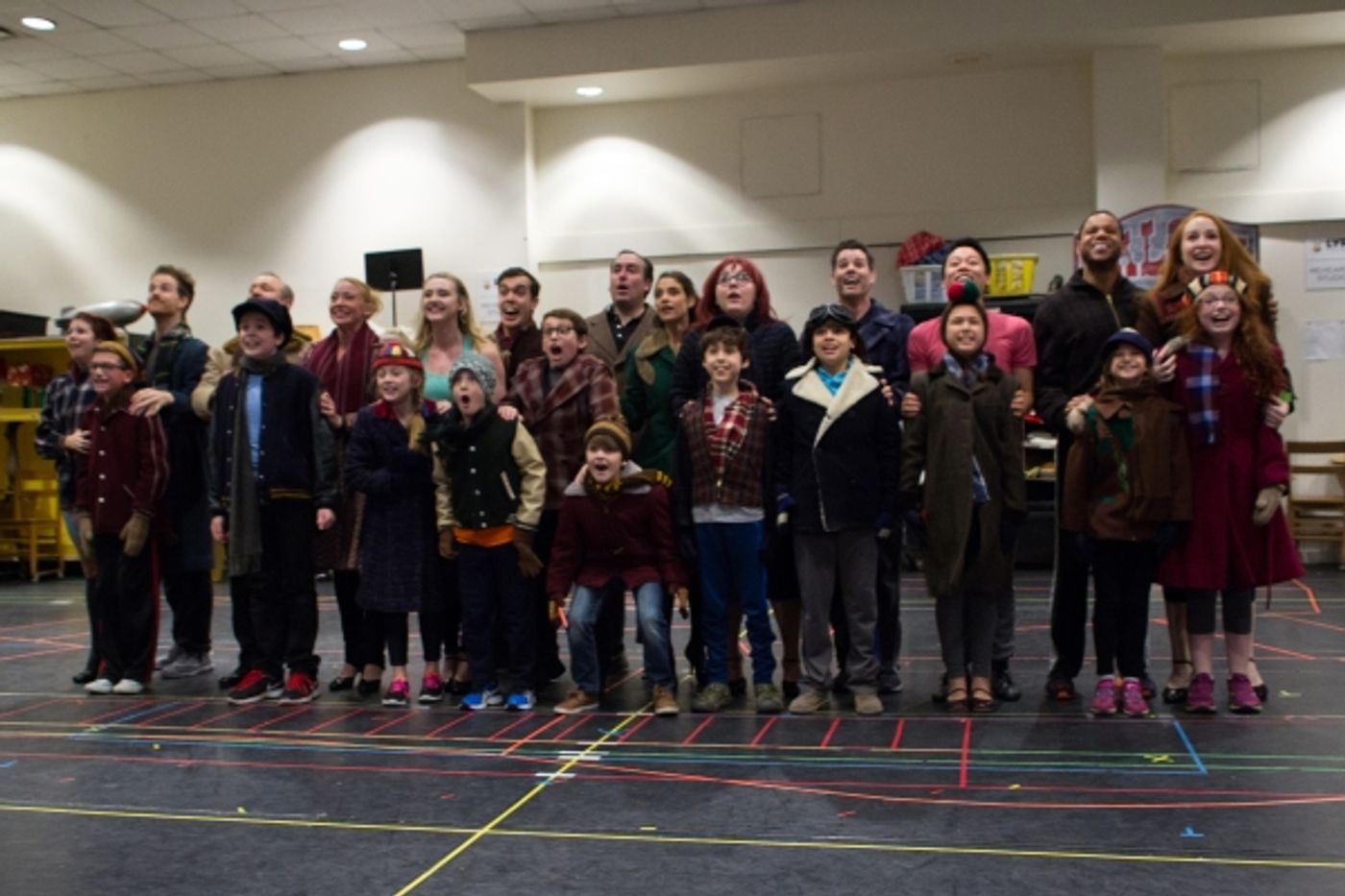 Photo Coverage: Christmas Comes Early in Jersey! In Rehearsal for Paper Mill's A CHIRSTMAS STORY Image
