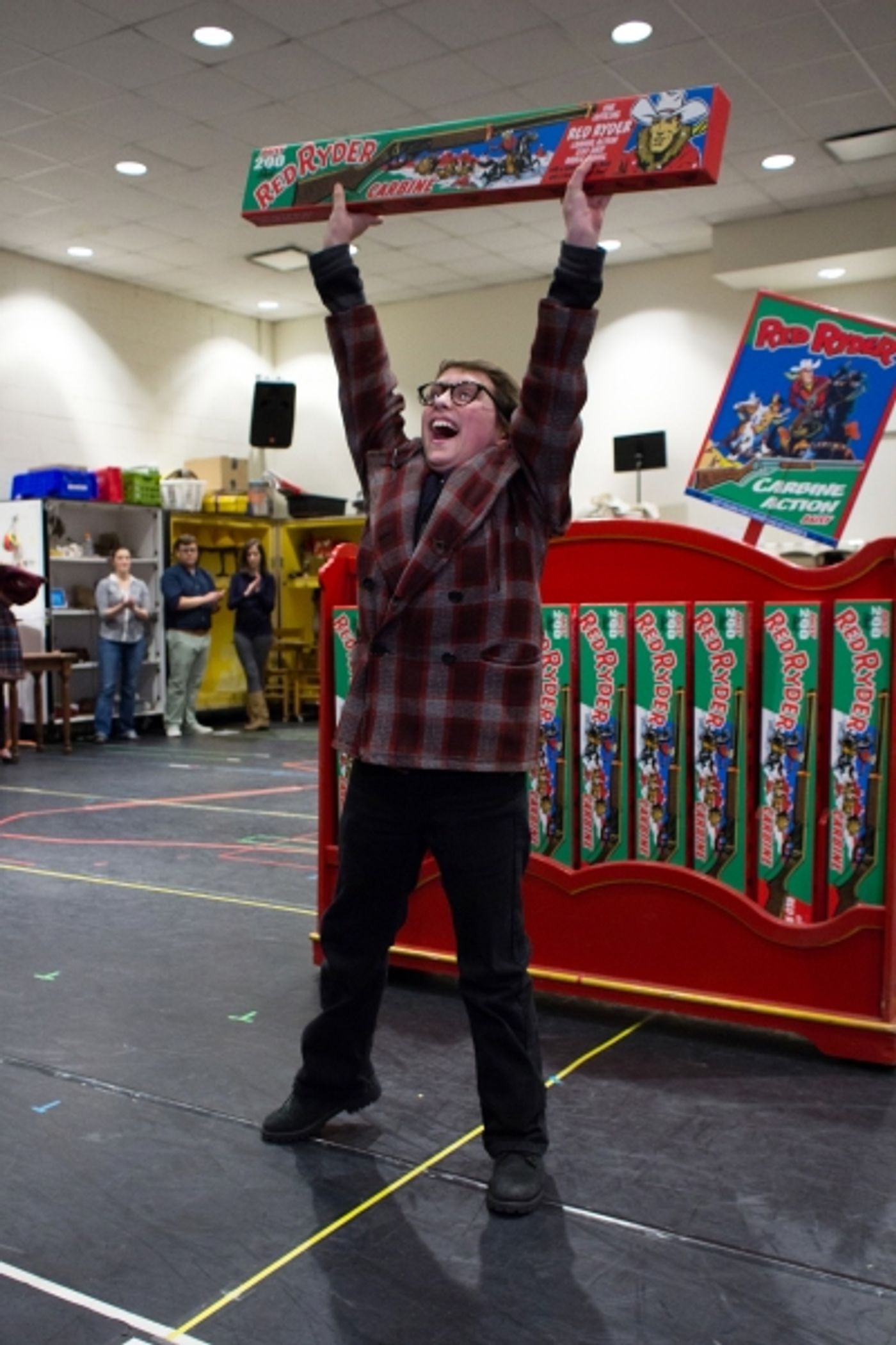 Photo Coverage: Christmas Comes Early in Jersey! In Rehearsal for Paper Mill's A CHIRSTMAS STORY Image