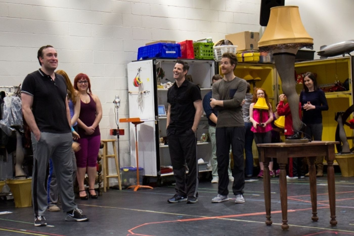 Photo Coverage: Christmas Comes Early in Jersey! In Rehearsal for Paper Mill's A CHIRSTMAS STORY Image