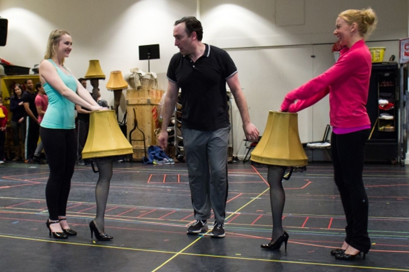Photo Coverage: Christmas Comes Early in Jersey! In Rehearsal for Paper Mill's A CHIRSTMAS STORY Image