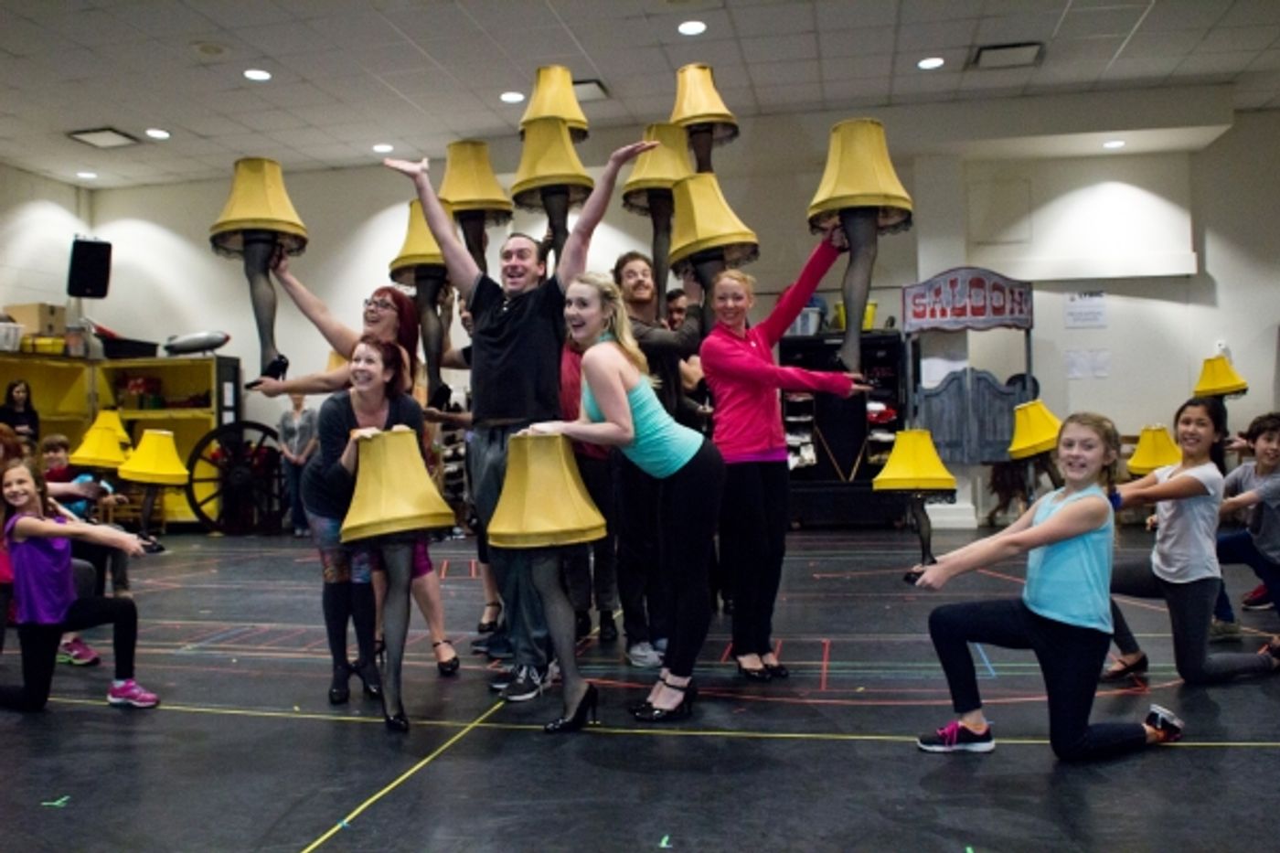 Photo Coverage: Christmas Comes Early in Jersey! In Rehearsal for Paper Mill's A CHIRSTMAS STORY Image