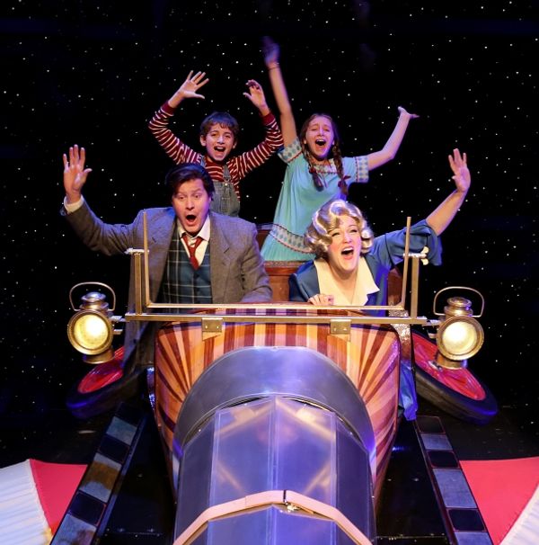 (clockwise from upper left) Nicholas Wharff as Jeremy Potts, Natalie Grote as Jemima  Photo