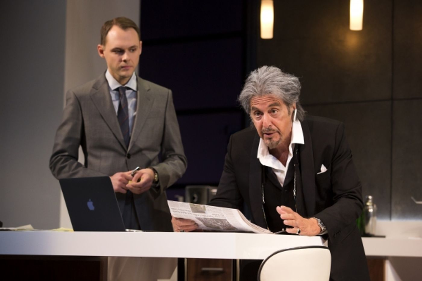 Photo Flash: First Look at Al Pacino and Christopher Denham in CHINA DOLL on Broadway!  Image