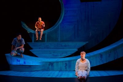 George Infantado, Narciso Lobo and Katy Carolina Collins Photo
