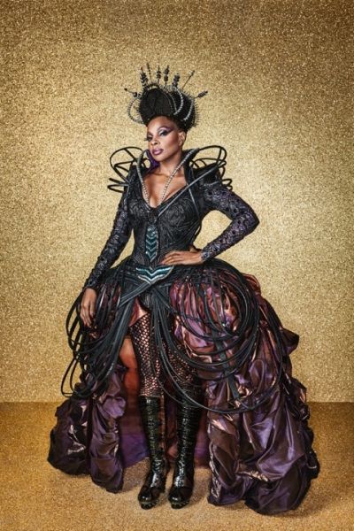 Photo Flash: Evillene Has Arrived! First Look at Mary J. Blige in Costume for NBC's THE WIZ LIVE!  Image
