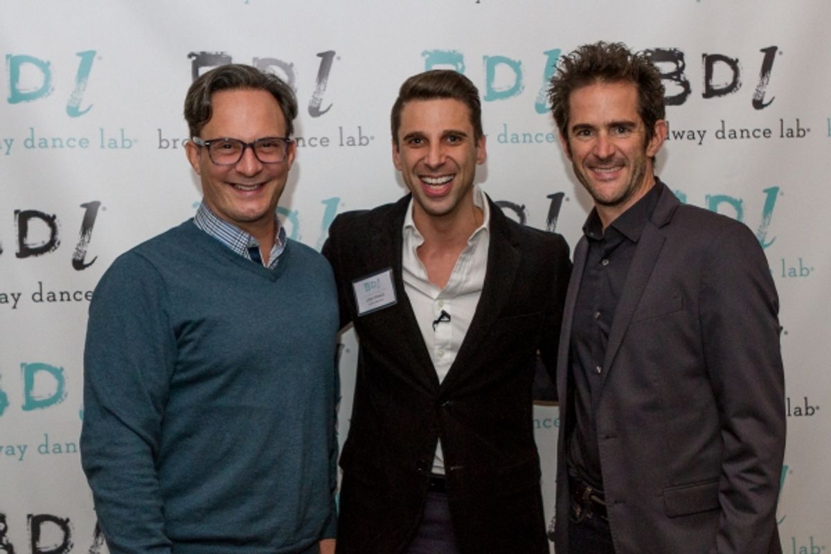 Josh Prince, Andy Blankenbuehler and Ben Rodriguez-Cubenas at 