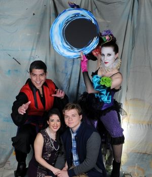 Natalie Coca, Dennis Wees witg (back) David Lugo and Jill Lightfoot Photo