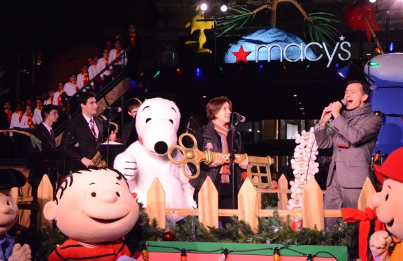Photo Coverage: PEANUTS Celebrates 50th Anniversary in Macy's 2015 Window Displays Photo Coverage: PEANUTS Celebrates 50th Anniversary in Macy's 2015 Window Displays Image