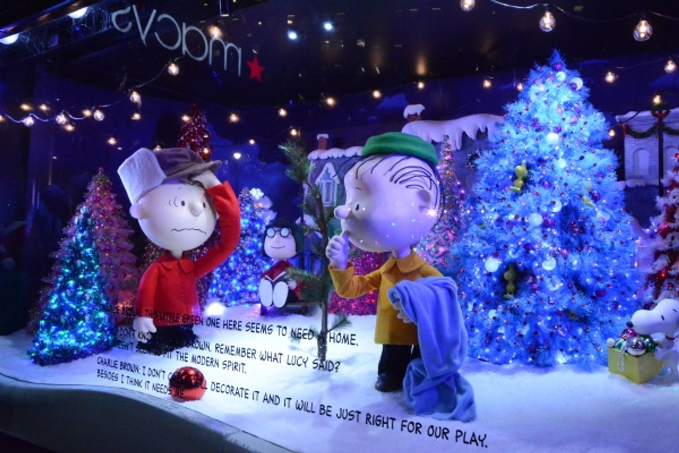 Photo Coverage: PEANUTS Celebrates 50th Anniversary in Macy's 2015 Window Displays Photo Coverage: PEANUTS Celebrates 50th Anniversary in Macy's 2015 Window Displays Image