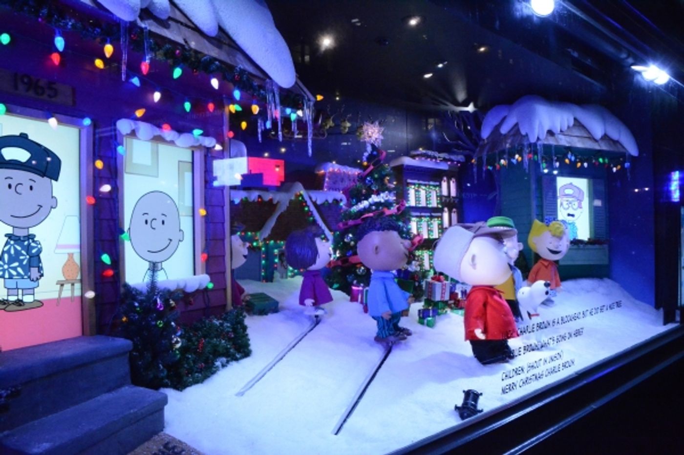 Photo Coverage: PEANUTS Celebrates 50th Anniversary in Macy's 2015 Window Displays Photo Coverage: PEANUTS Celebrates 50th Anniversary in Macy's 2015 Window Displays Image