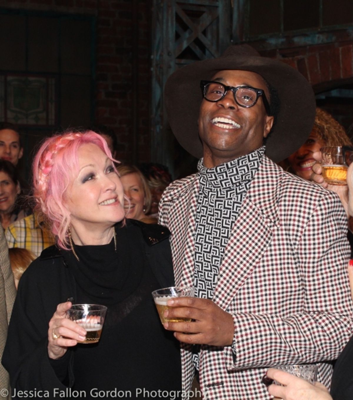 Cyndi Lauper and Billy Porter at 