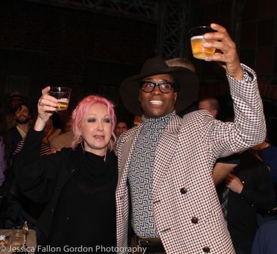 Cyndi Lauper and Billy Porter Photo