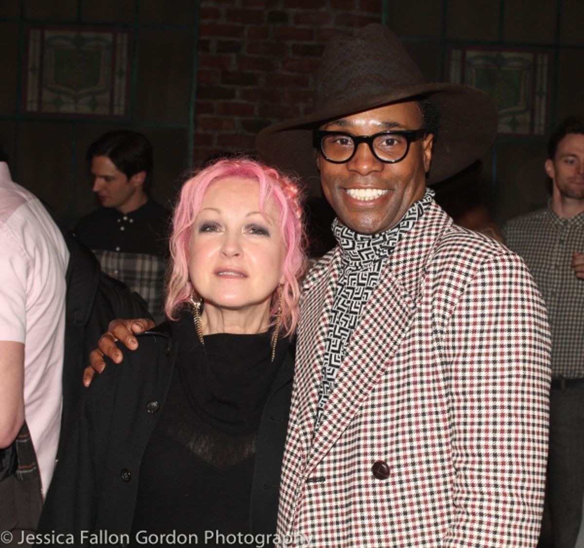 Cyndi Lauper and Billy Porter at 