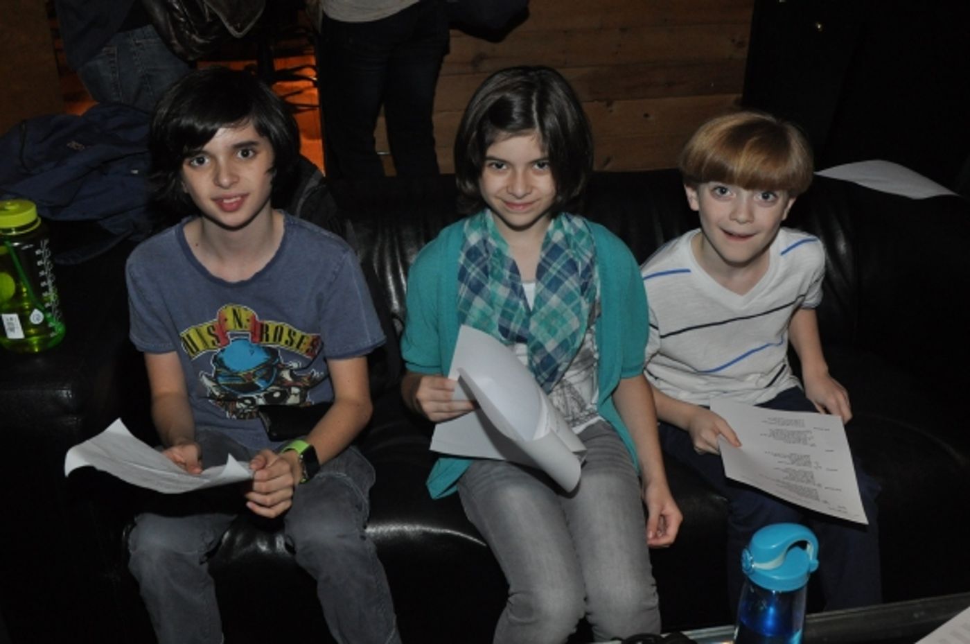 Exclusive Photo Coverage: FUN HOME Company Lays Down Their Track for Carols For A Cure Image