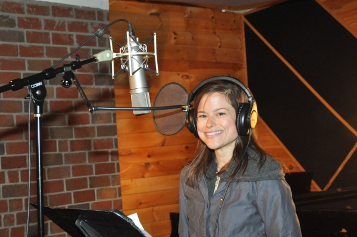 Exclusive Photo Coverage: FUN HOME Company Lays Down Their Track for Carols For A Cure Image