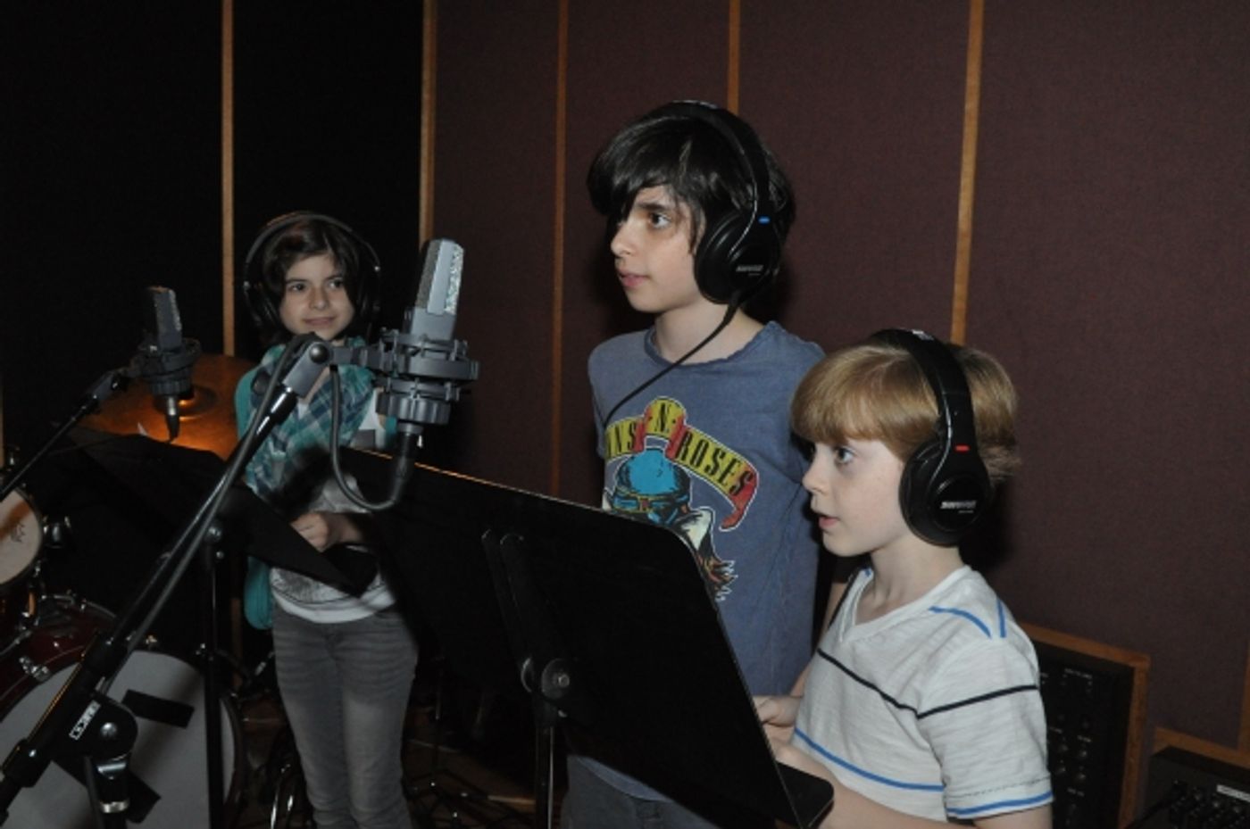 Exclusive Photo Coverage: FUN HOME Company Lays Down Their Track for Carols For A Cure Image