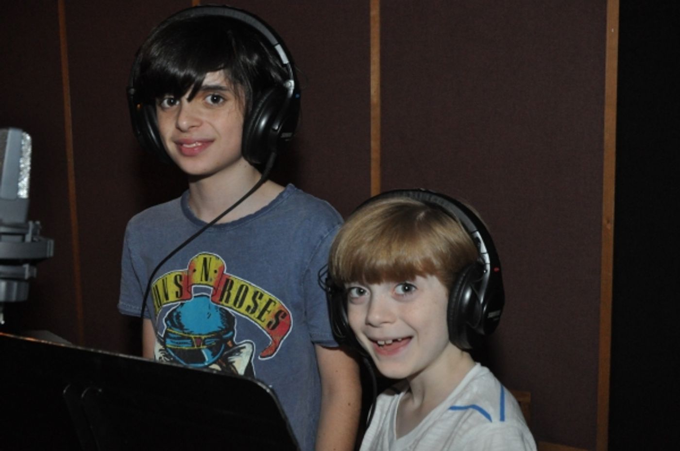 Exclusive Photo Coverage: FUN HOME Company Lays Down Their Track for Carols For A Cure Image
