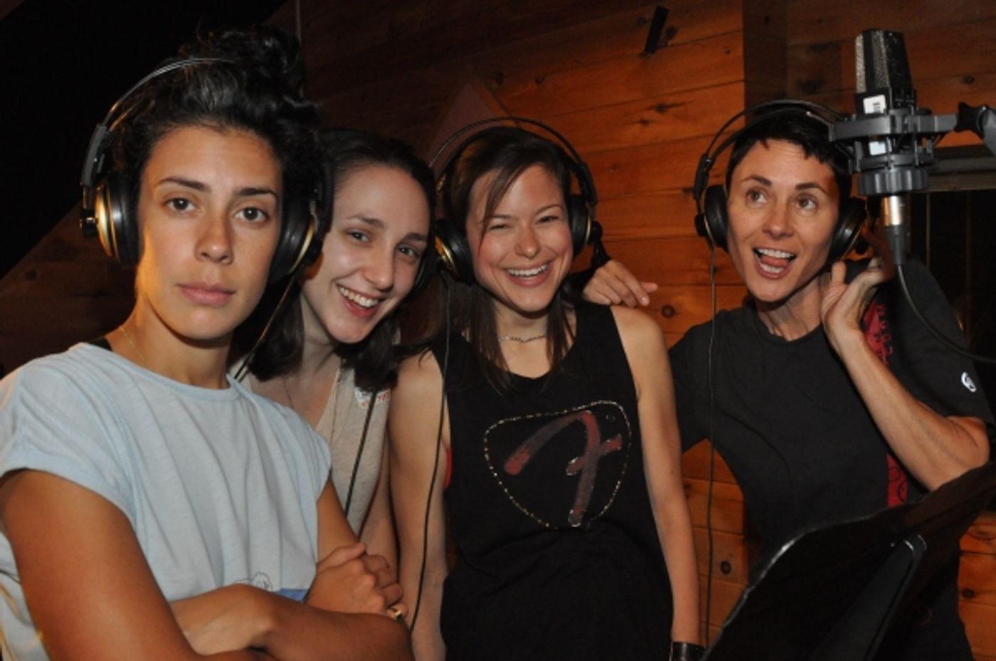 Exclusive Photo Coverage: FUN HOME Company Lays Down Their Track for Carols For A Cure Image