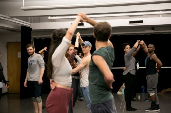 Photo Flash: First Look at Rehearsals for A.R.T.'s NATASHA, PIERRE & THE GREAT COMET OF 1812  Image