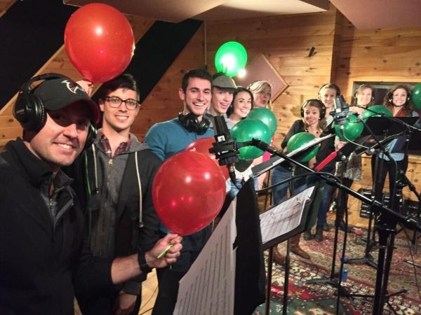 Exclusive Photo Coverage: Perez Hilton and James Snyder Sing an ELF Duet for Carols For A Cure! Image