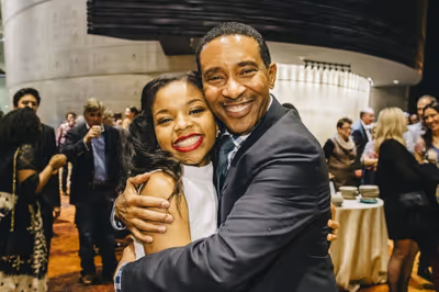 Johannah Easley (Akeelah) and  Charles Randolph-Wright Photo