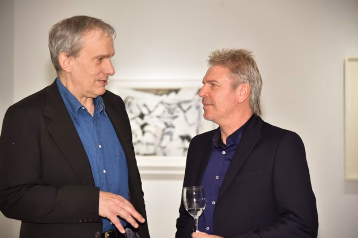 Landon, Shaun Muis at Suzanne LaFleur Opening Takes Chelsea by Storm at Hollis Taggart Gallery