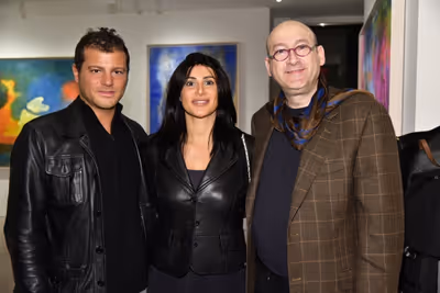 Lucien Chidiac, Anita Moura, Barry Meisel Photo