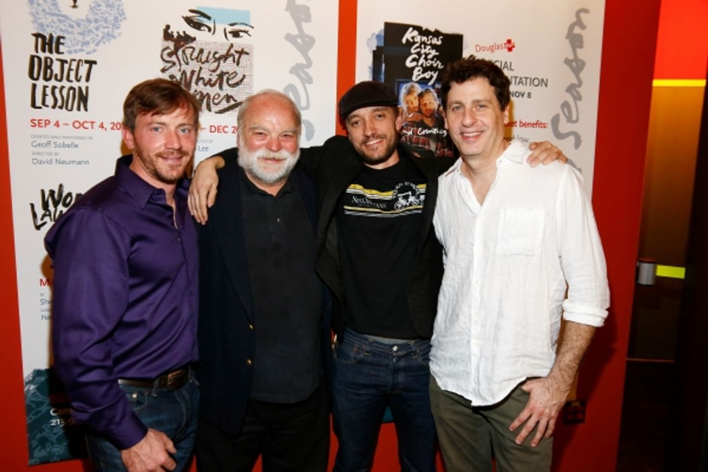 Photo Flash: STRAIGHT WHITE MEN Celebrates Opening Night at the Douglas  Image