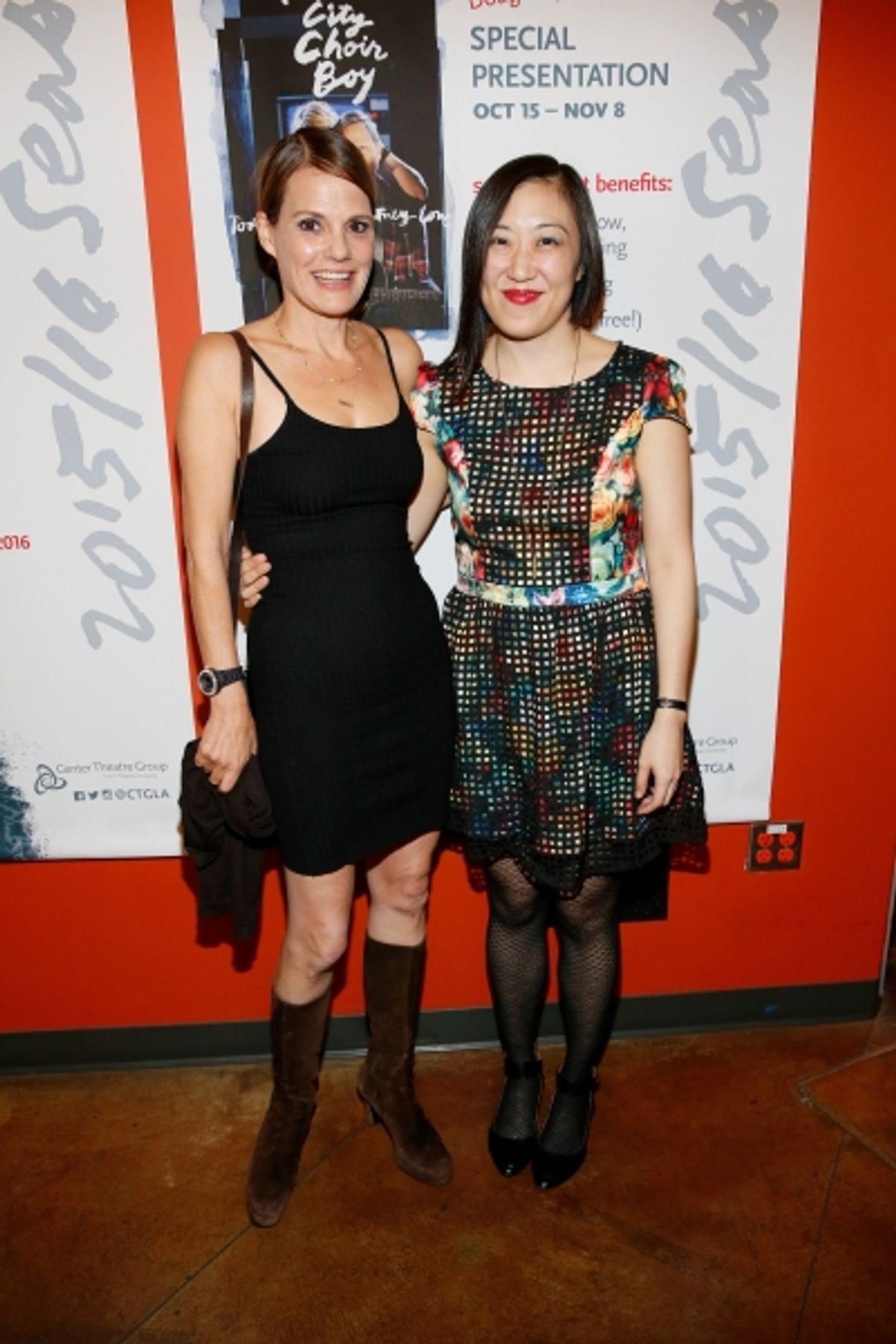 Actress Suzanne Cryer and playwright/ Young Jean Lee at 