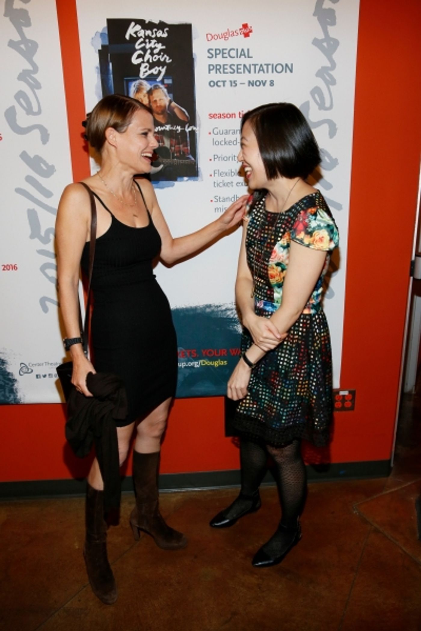 Photo Flash: STRAIGHT WHITE MEN Celebrates Opening Night at the Douglas  Image