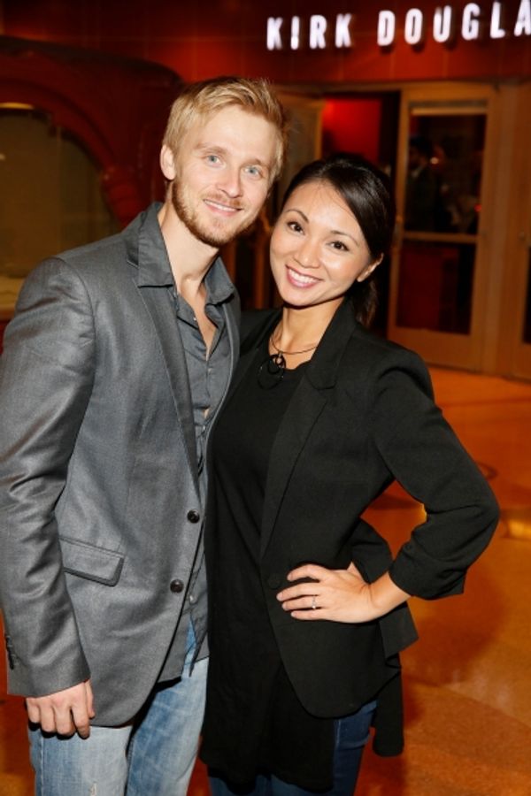 Singer Anthony Fedorov and actress Jennifer Paz Photo