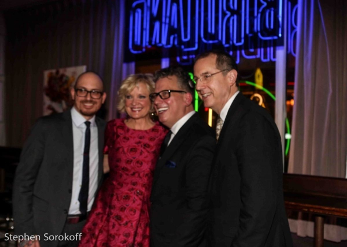 Rick Montalbano Jr., Christine Ebersole, Billy Stritch Tom Hubbard at 