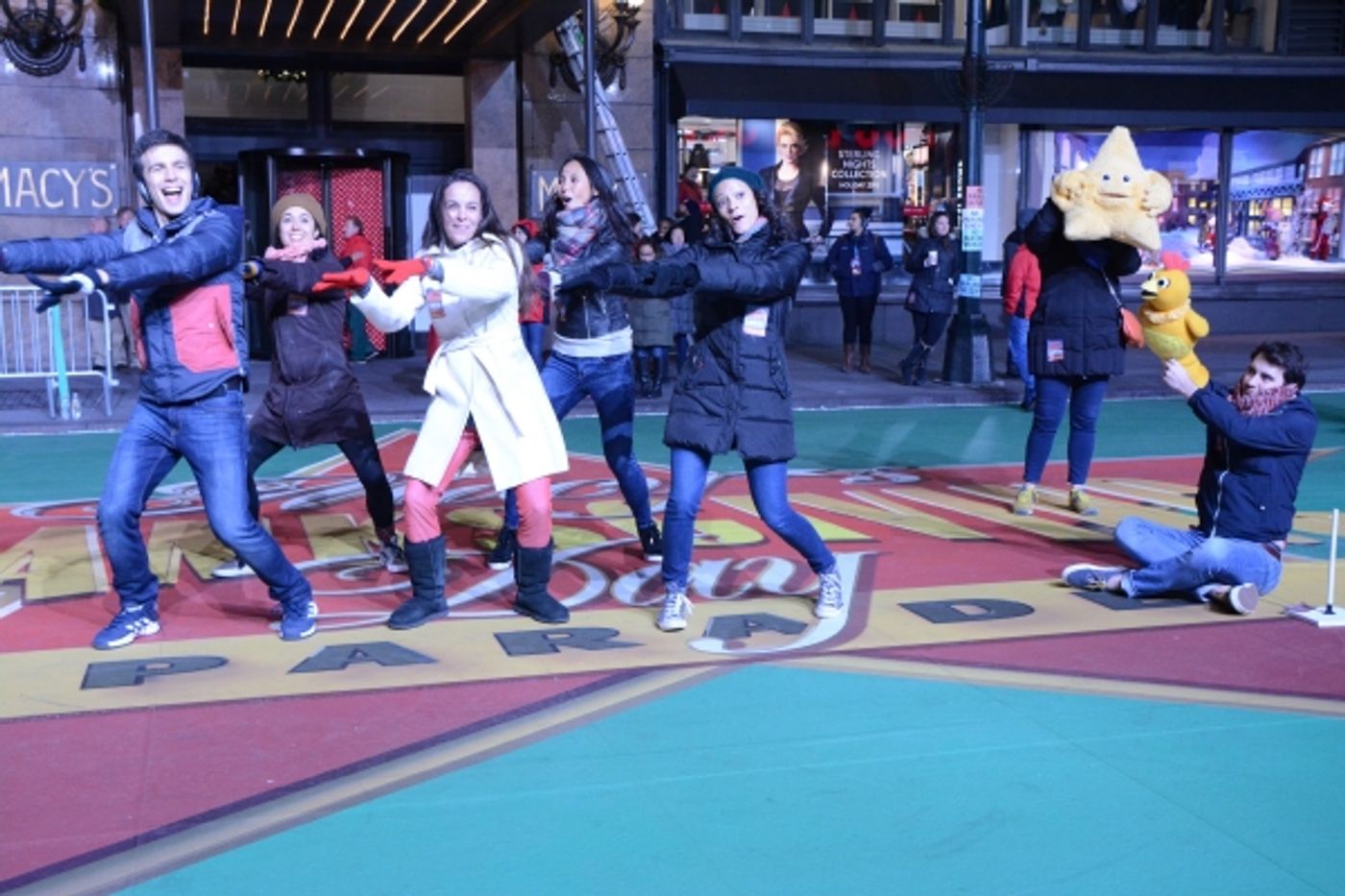 Photo Coverage: Casts of FIDDLER, ON YOUR FEET, THE KING AND I Rehearse for the Macy's Thanksgiving Day Parade!  Image