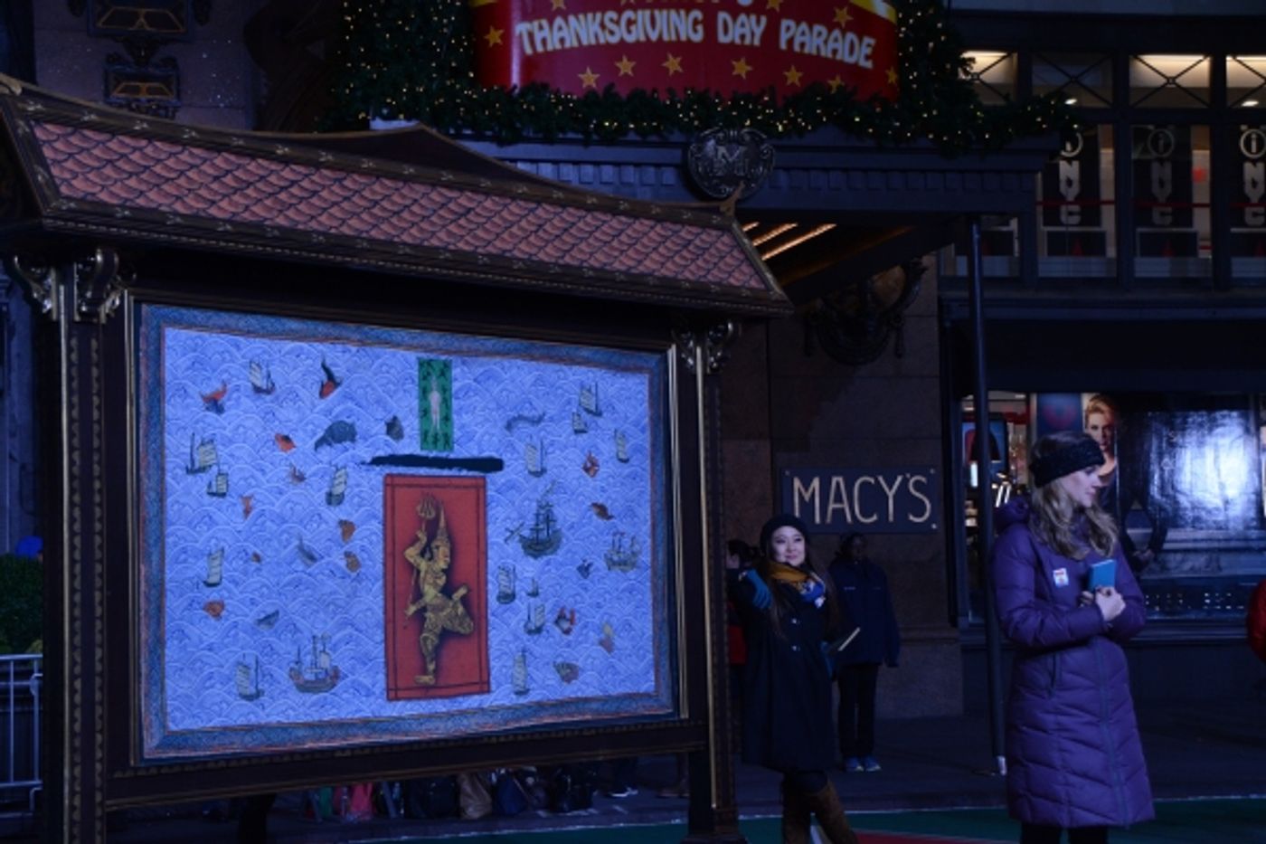 Photo Coverage: Casts of FIDDLER, ON YOUR FEET, THE KING AND I Rehearse for the Macy's Thanksgiving Day Parade!  Image