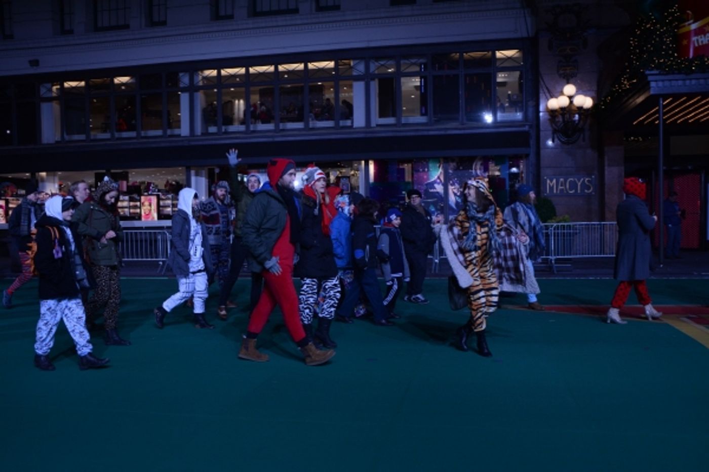 Photo Coverage: Casts of FIDDLER, ON YOUR FEET, THE KING AND I Rehearse for the Macy's Thanksgiving Day Parade!  Image