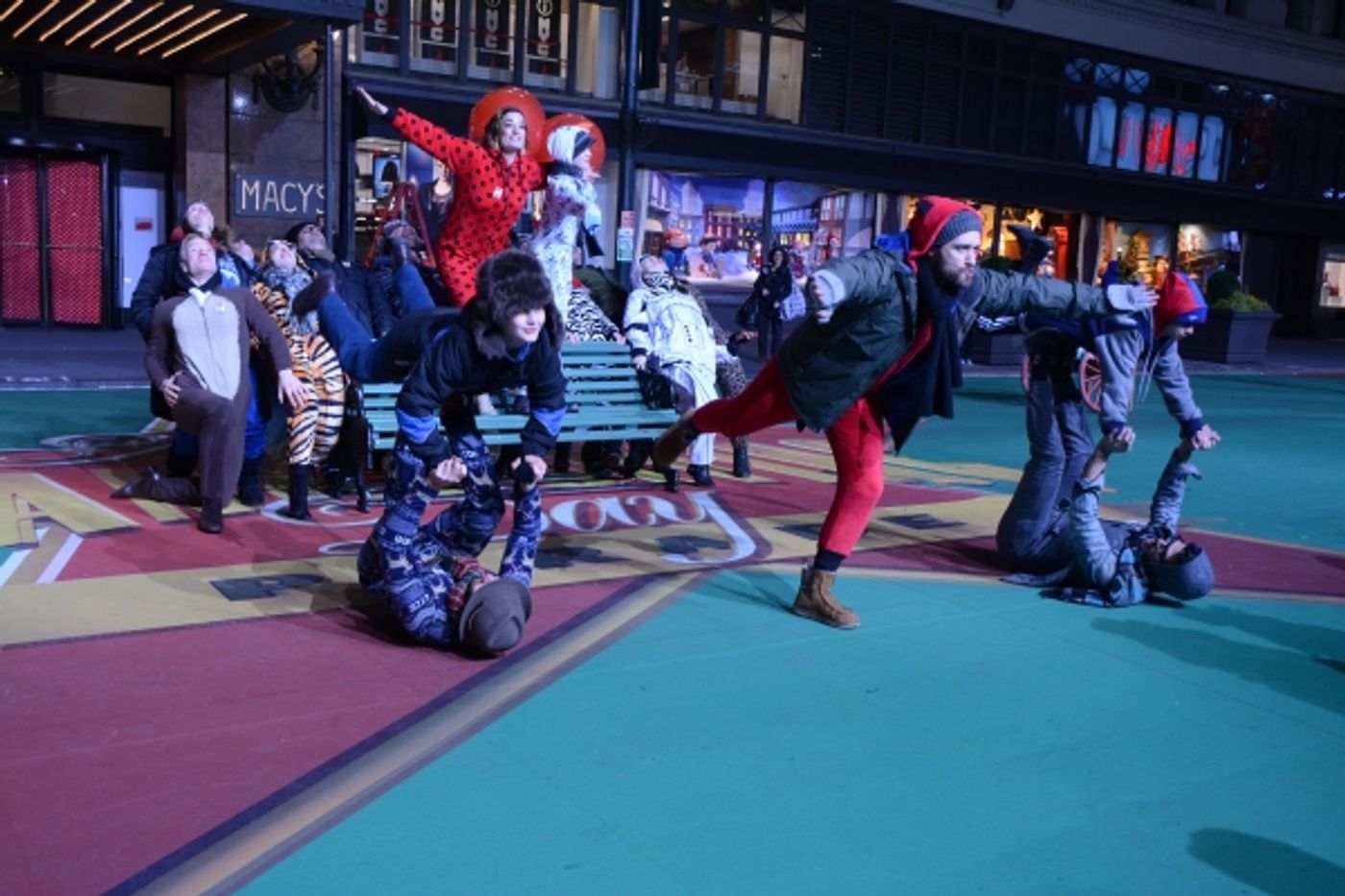 Photo Coverage: Casts of FIDDLER, ON YOUR FEET, THE KING AND I Rehearse for the Macy's Thanksgiving Day Parade!  Image