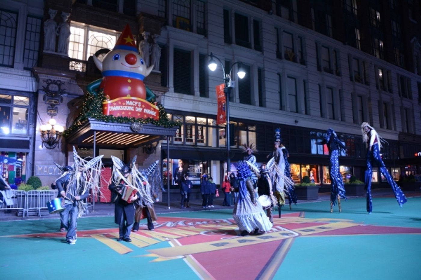 Photo Coverage: Casts of FIDDLER, ON YOUR FEET, THE KING AND I Rehearse for the Macy's Thanksgiving Day Parade!  Image