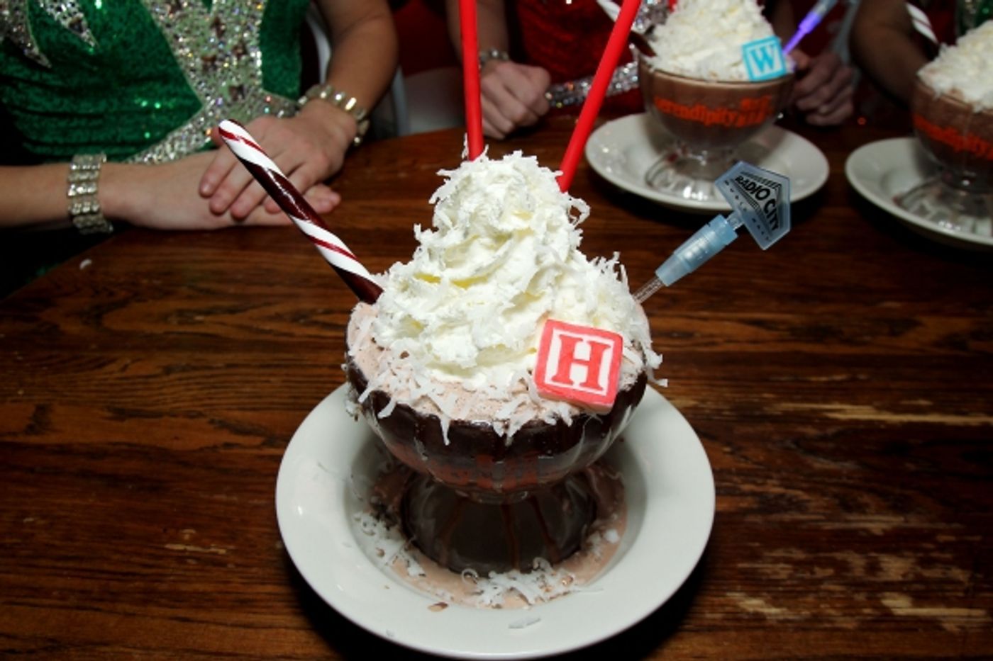 Photo Flash: The Rockettes Sip Serendipity 3's New 'Rag Dolls' Coconut Frrrozen Hot Chocolate Photo Flash: The Rockettes Sip Serendipity 3's New 'Rag Dolls' Coconut Frrrozen Hot Chocolate Image