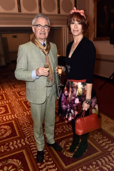 Theatre  David Gilmore and actress Fiona Mollison Photo
