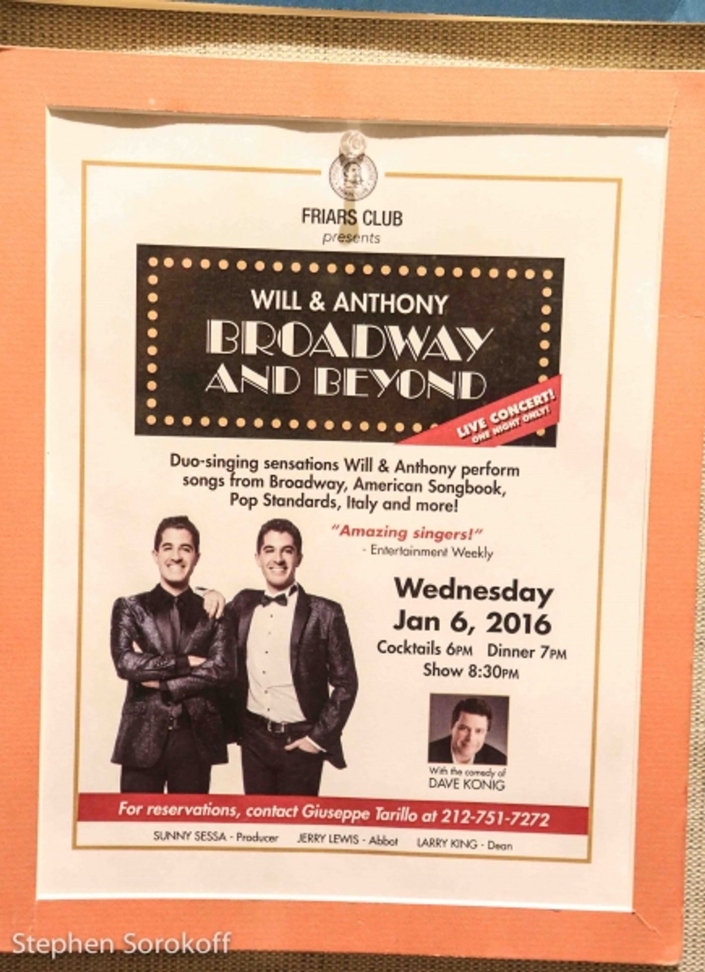 Photo Coverage: The Friars Club Presents Danny Bacher's SWING THAT MUSIC Photo Coverage: The Friars Club Presents Danny Bacher's SWING THAT MUSIC Image