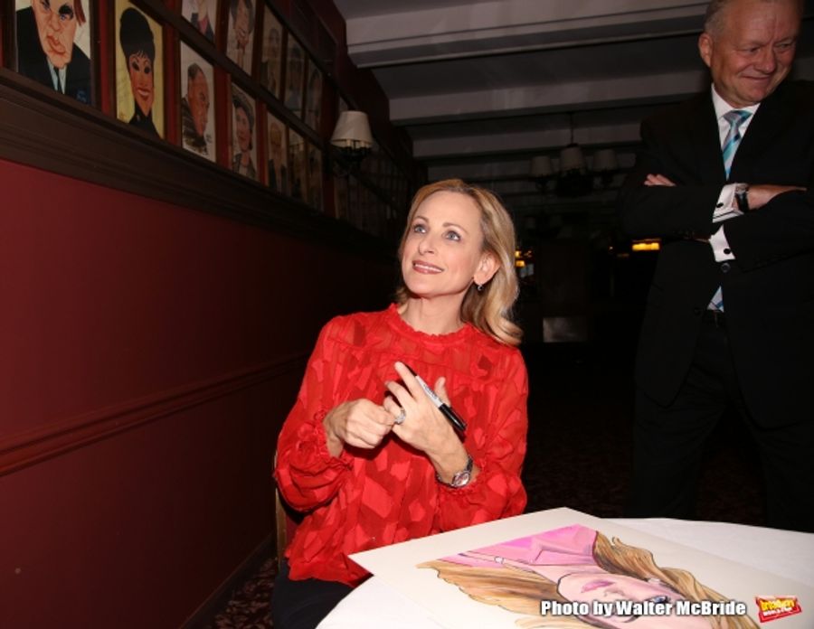 Photo Coverage: Sardi's Unveils Portrait of SPRING AWAKENING's Marlee Matlin Image