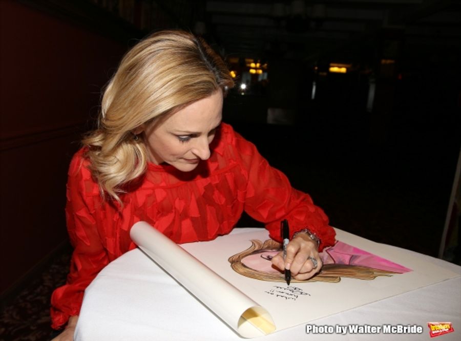 Photo Coverage: Sardi's Unveils Portrait of SPRING AWAKENING's Marlee Matlin Image