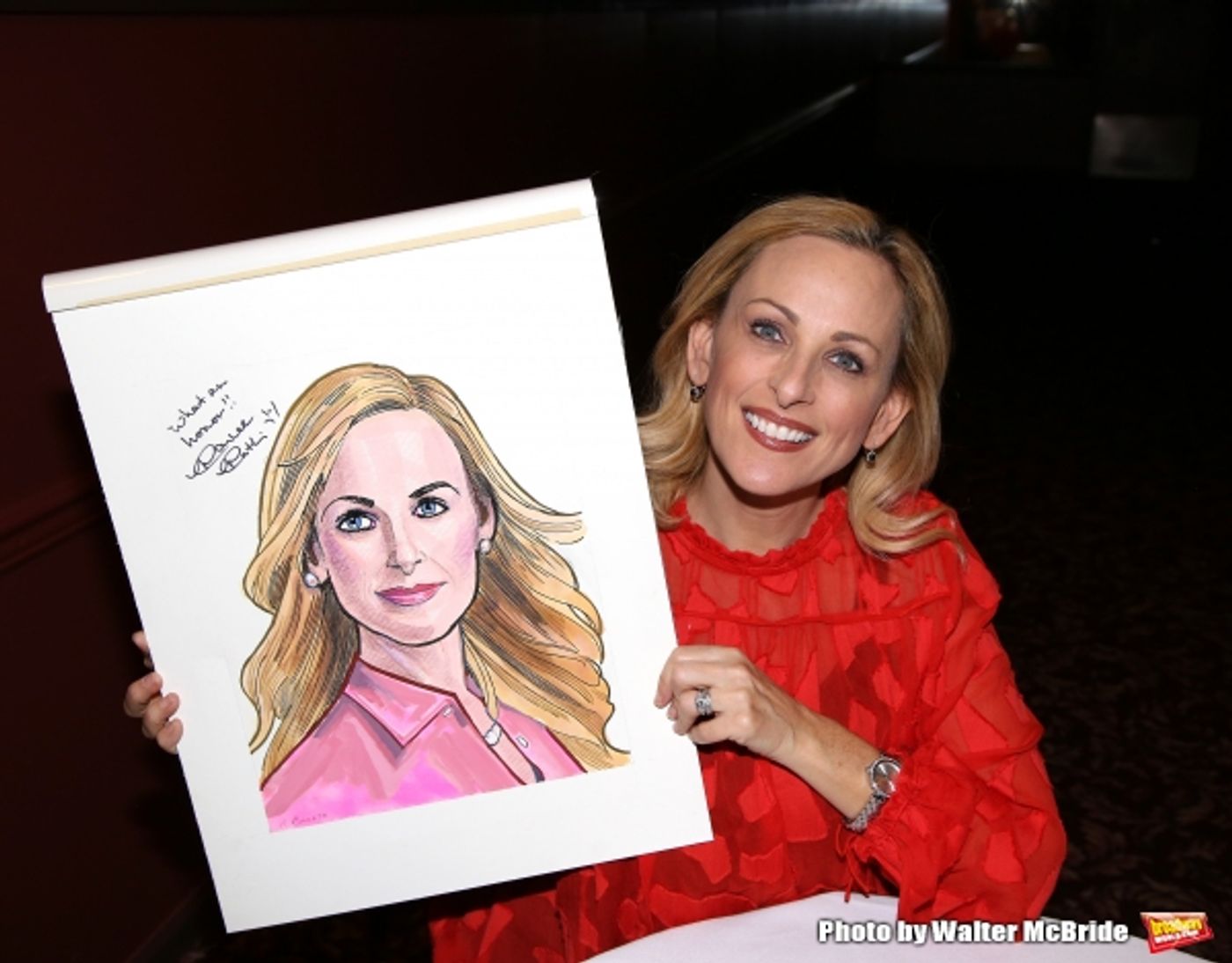 Photo Coverage: Sardi's Unveils Portrait of SPRING AWAKENING's Marlee Matlin  Image