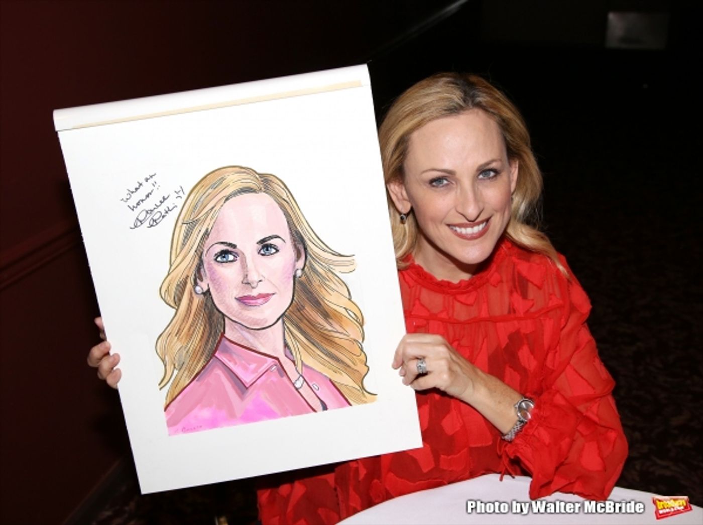 Photo Coverage: Sardi's Unveils Portrait of SPRING AWAKENING's Marlee Matlin  Image