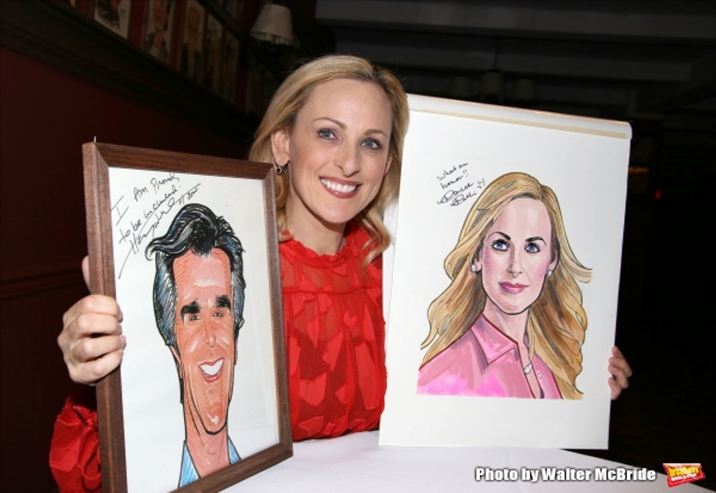 Photo Coverage: Sardi's Unveils Portrait of SPRING AWAKENING's Marlee Matlin  Image