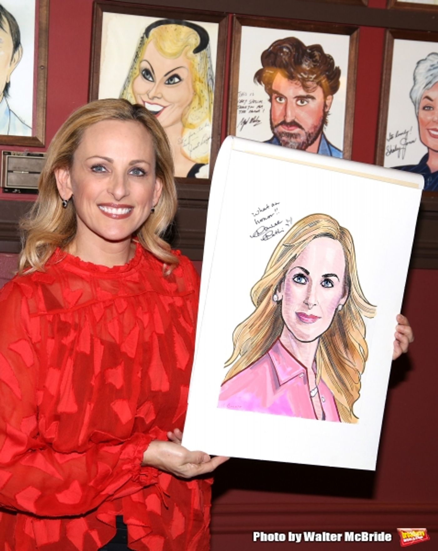 Photo Coverage: Sardi's Unveils Portrait of SPRING AWAKENING's Marlee Matlin  Image