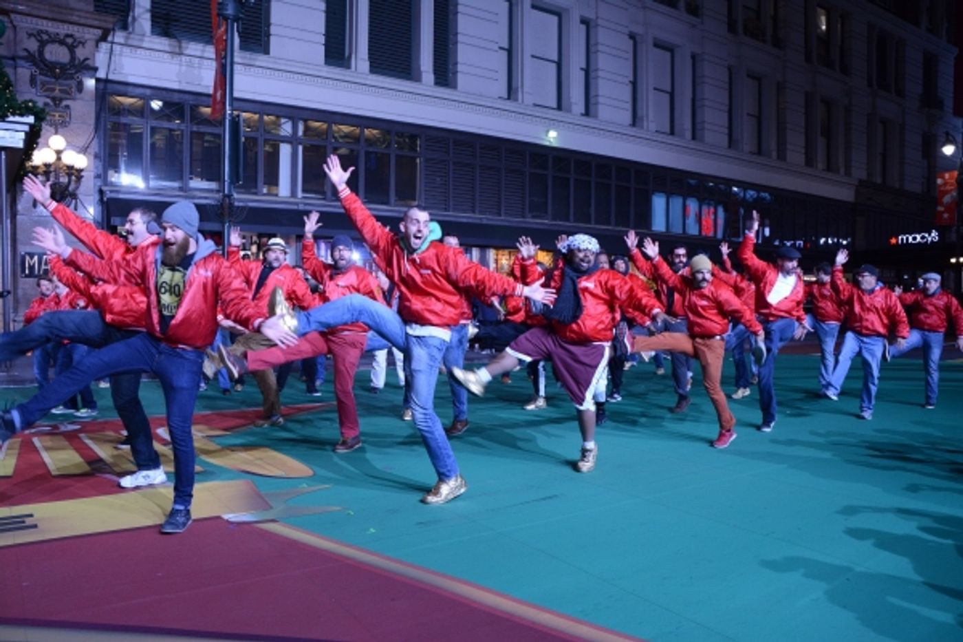 Photo Coverage: Casts of THE WIZ, SOMETHING ROTTEN! & More Rehearse for the Macy's Thanksgiving Day Parade!  Image
